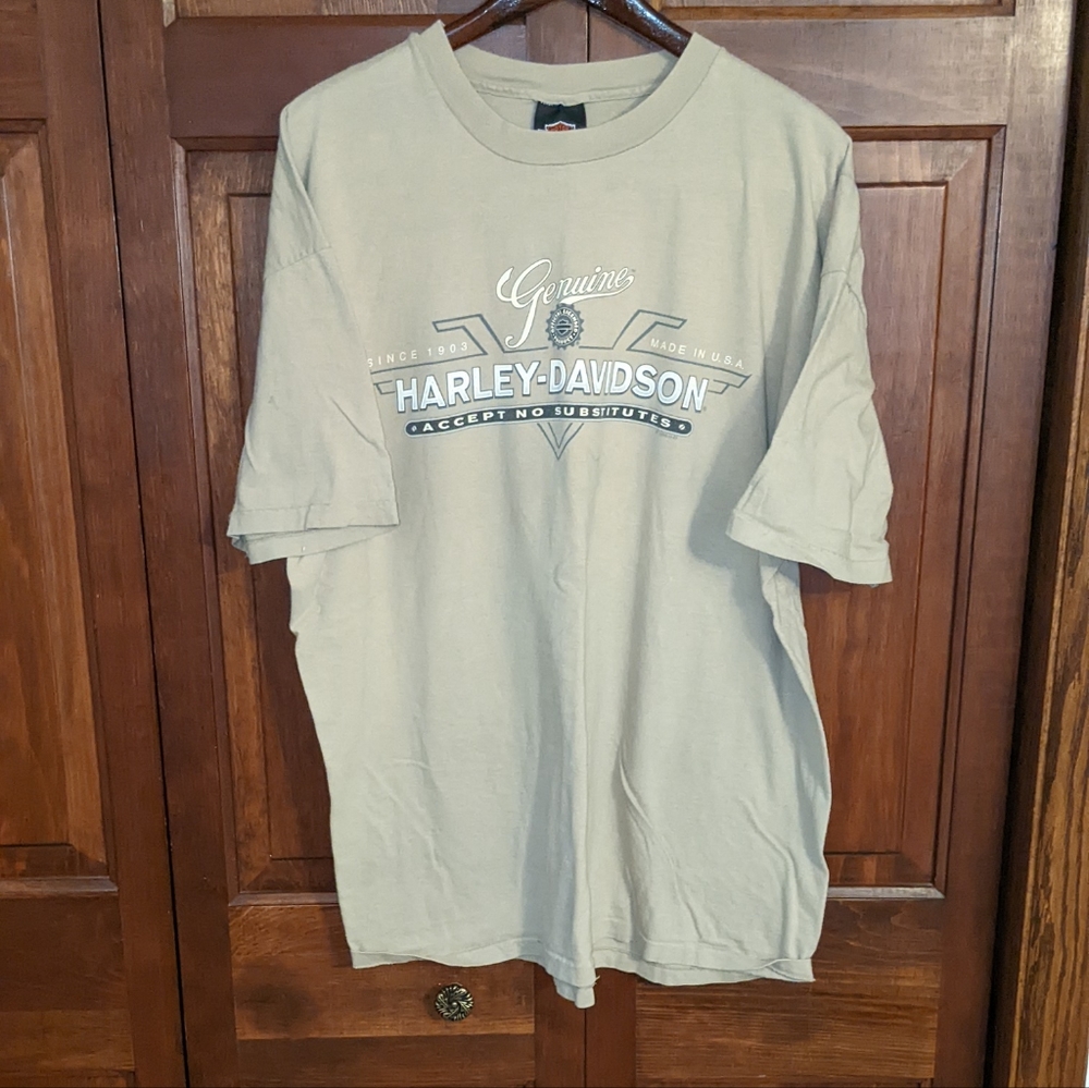 HD Shirt. XXL. Harley-Davidson. Beige.